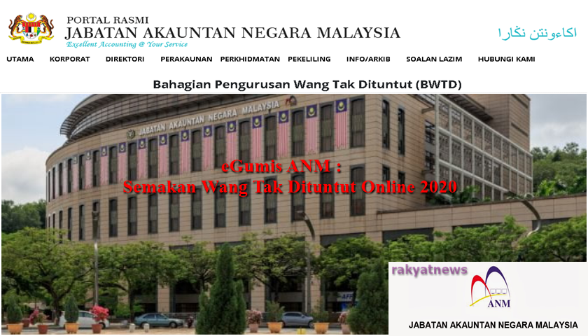 Malaysia egumis jabatan akauntan negara eGUMIS: Semakan
